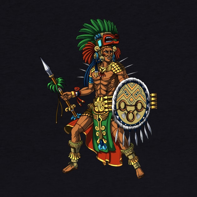 Ancient Mayan Warrior by underheaven